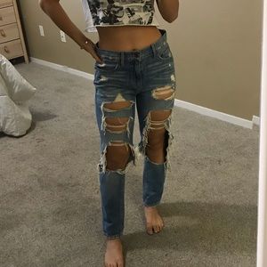 Lucky Brand Ripped Jeans